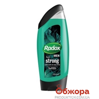 Гель для душа мужской Редокс (Radox) Ощути силу 250мл – ИМ «Обжора»