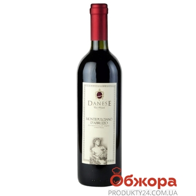 Вино Данезе (Danese) Монтепульчано д`Абруццо красное полусухое 0,75 л – ИМ «Обжора»