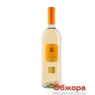 Вино Сизарини (Sizarini) Pinot Grigio белое сухое 0,75л – ИМ «Обжора»