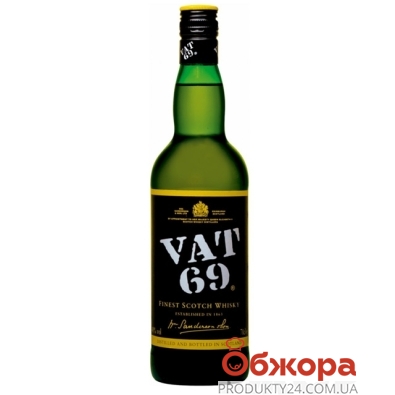 Виски Ват (VAT) 69 1,0л – ИМ «Обжора»