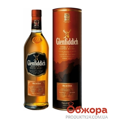 Виски Гленфиддик (Glenfiddich) 14 лет 0,7 л – ИМ «Обжора»