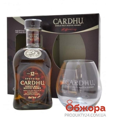 Виски Карду (Cardhu) 12 лет + 2 ст. 0.7 л – ИМ «Обжора»