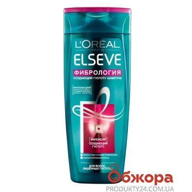 Шампунь Loreal ELSEVE, Фибрология для тонких волос, 400 мл – ИМ «Обжора»