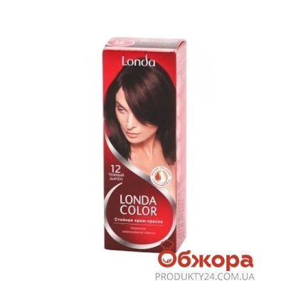 Краска Лонда (Londa) для волос N12 Темный шатен – ИМ «Обжора»