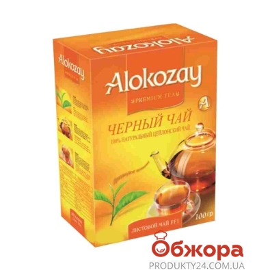 Чай Алокозай (Alokozay) черный листовой 100г – ІМ «Обжора»