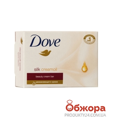 Крем-мыло Дав (DOVE) Нежный шелк 135 г – ИМ «Обжора»