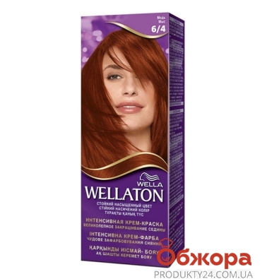 Краска Веллатон (Wellaton) для волос N6/4 Медь – ИМ «Обжора»