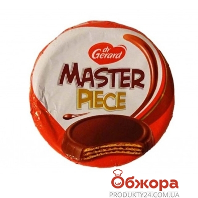 Вафли Доктор Жерар (Dr. Gerard) Master Piece какао в шоколаде 28,5г – ІМ «Обжора»