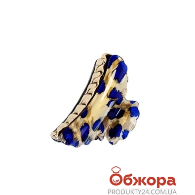 Заколка-краб Ласковая детская синие цветы 58893 – ИМ «Обжора»