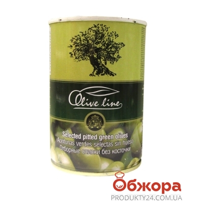 Оливки Олив Лайн (Olive Line) б/к 420 г – ИМ «Обжора»