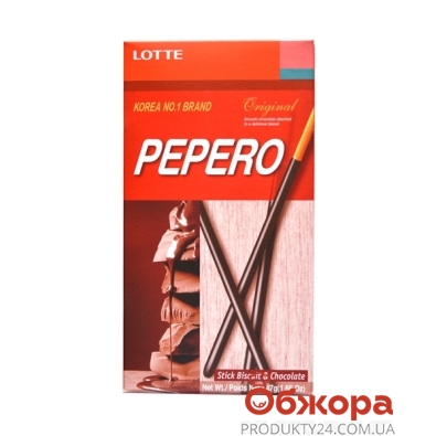 Соломка Лотте 47г Pepero чоко – ІМ «Обжора»