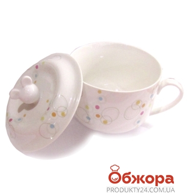 Чашка для бульона с  крышкой керамика 1366 – ИМ «Обжора»