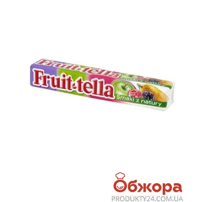 Цукерки Фруттелла 41г садові фрукти – ІМ «Обжора»