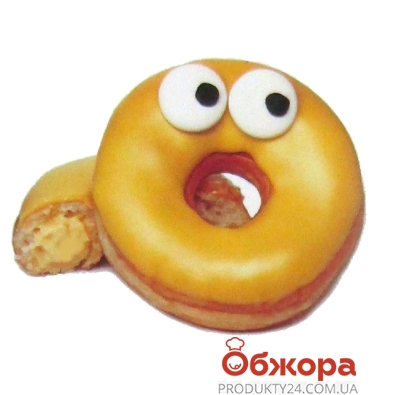 Пончик DONUTS заварн.крем с цукатами лимона – ИМ «Обжора»