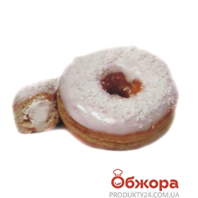 Пончик DONUTS заварн.крем со вкусом кокоса – ИМ «Обжора»