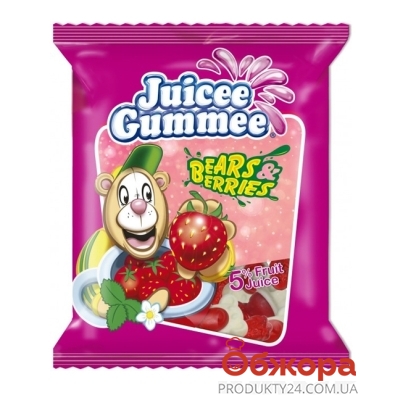Конфеты Джусии-Гаммии (Juicee Gummee) мишки и ягоды 80 г – ІМ «Обжора»