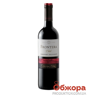 Вино Фронтена (Frontera) Каберне Совиньон красное полусухое 0,75 л. – ИМ «Обжора»