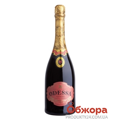 Шампанское Одесса полусладкое красное, 0.75 л – ІМ «Обжора»