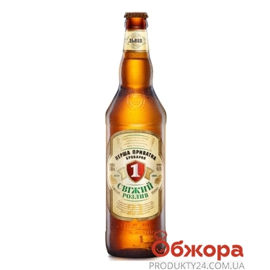 Пиво ППБ 0,65л Свіжий Розлив – ІМ «Обжора»