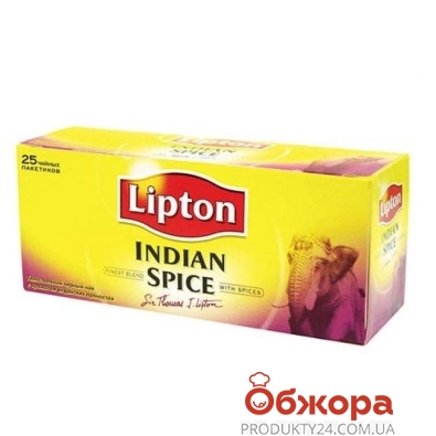 Чай Lipton Indian Spice, 25 пакетиков – ІМ «Обжора»