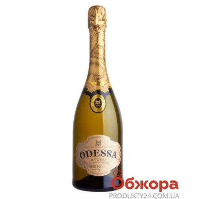 Шампанское Одесса мускатное полусладкое 0.75 л. – ІМ «Обжора»
