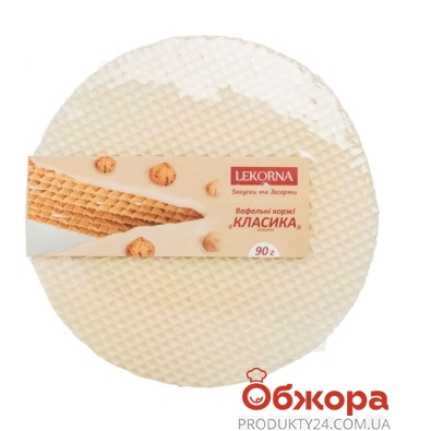 Вафельные изделия Лекорна (Lekorna) Классика коржи для торта, 90 г – ИМ «Обжора»