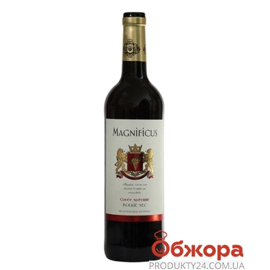 Вино Магнификус (Magnificus) красное сухое 0,75 л – ІМ «Обжора»