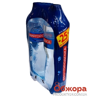 Вода Миргородская Zip-Pack 2*1.5л газ – ИМ «Обжора»
