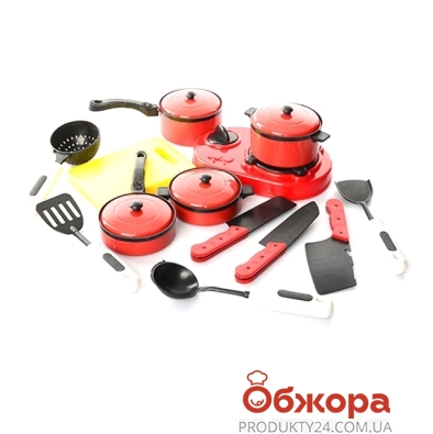 Набор Кухня 1683 плита, каструли, сковорода 30-21,5-3 см – ІМ «Обжора»