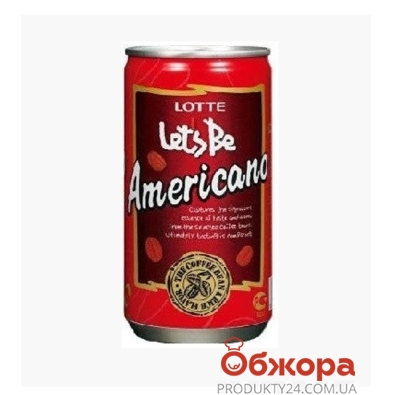 Напиток кофейный Летс Би Чоко Латте (Let’s Be Choco Latte) Американо 0.175 л – ІМ «Обжора»