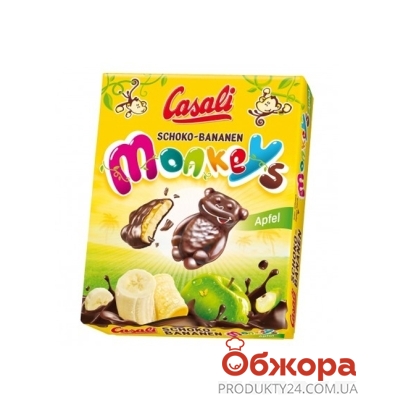 Конфеты Касали (Casali) шоколадные бананы МАНКИ ЭПЛ 140 г – ИМ «Обжора»