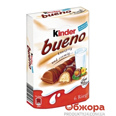 Шоколад Киндер (Kinder) Bueno, 129 г – ИМ «Обжора»