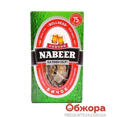 Бычок спинки Набир (Nabeer) б/ш сол-сушеные, 75 г – ИМ «Обжора»
