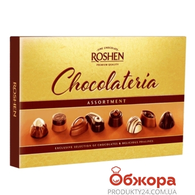 Конфеты Рошен (Roshen) Chocolateria ассорти 194 г – ИМ «Обжора»