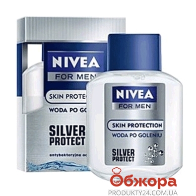 Бальзам п/гоління NIVEA FOR MEN 100мл срібна захист – ІМ «Обжора»