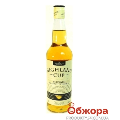 Виски Глазгоу Хайлэнд Кап (Highland Cup) 0,7л – ИМ «Обжора»