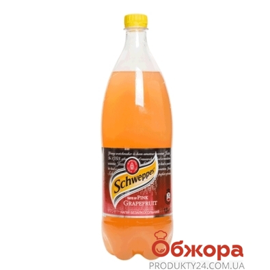 Вода Швепс (Schweppes) Пинк-Грейпфрут 1.5 л – ИМ «Обжора»