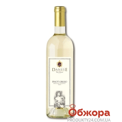 Вино Данезе (Danese) Пино Бьянко белое сухое 0,75 л – ІМ «Обжора»
