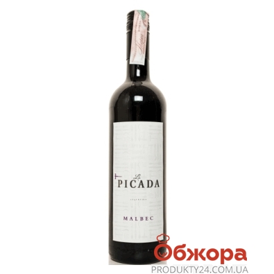 Вино Ла Пикада (La Picada) Мальбек красное сухое 0,75 л – ІМ «Обжора»