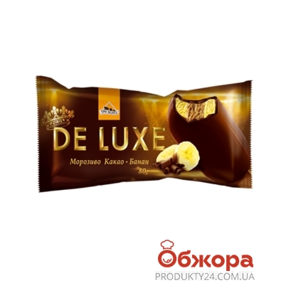 Мороженое Три Медведя Deluxe Какао-Банан эскимо 80 г – ИМ «Обжора»