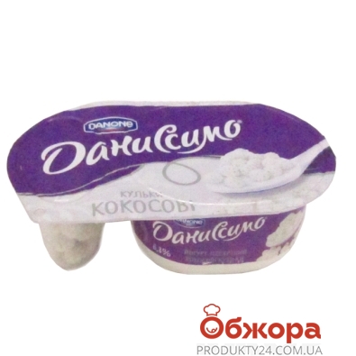 Йогурт Данон Даниссимо Фантазия 98 г кокосовые/шарики – ИМ «Обжора»