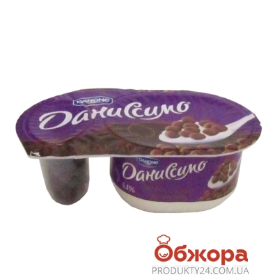 Йогурт Данон Даниссимо Фантазия какао/шарики 98 г – ИМ «Обжора»