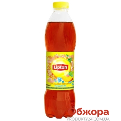 Холодный Чай Липтон (Lipton) холодный черный с персиком 1 л – ИМ «Обжора»