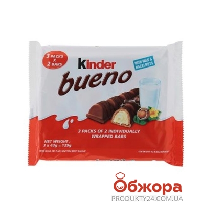 Шоколад Кіндер Буено Т2х3 – ІМ «Обжора»