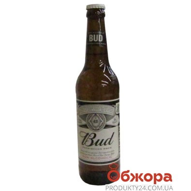Пиво Бад (Bud)  безалкогольное 0.5 л – ИМ «Обжора»
