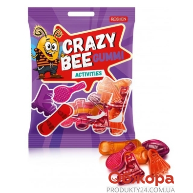 Конфеты Рошен (Roshen) Crazy Bee Gummi Activities 100 г – ІМ «Обжора»