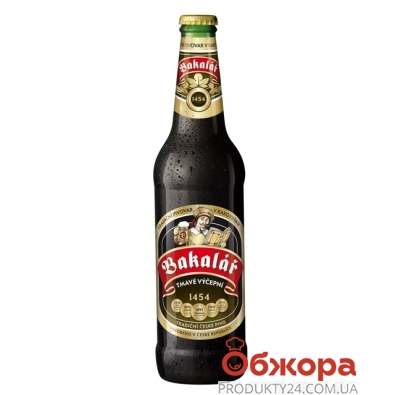 Пиво Бакалар (Bakalar) 0.5 л темное – ІМ «Обжора»
