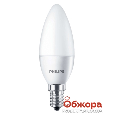 Лампа Филипс (Philips) CorePro candle ND 5.5-40W E14 827 B35 FR светодиодная свеча – ІМ «Обжора»