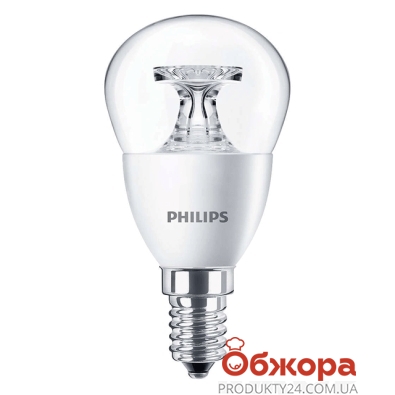 Лампа Филипс (Philips) Corepro lustre ND 5.5-40W E14 840 P45 CL светодиодная – ИМ «Обжора»