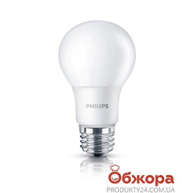 Лампа Филипс (Philips) LEDBulb 10.5-85W E27 3000K 230V A60 /PF светодиодная – ИМ «Обжора»
